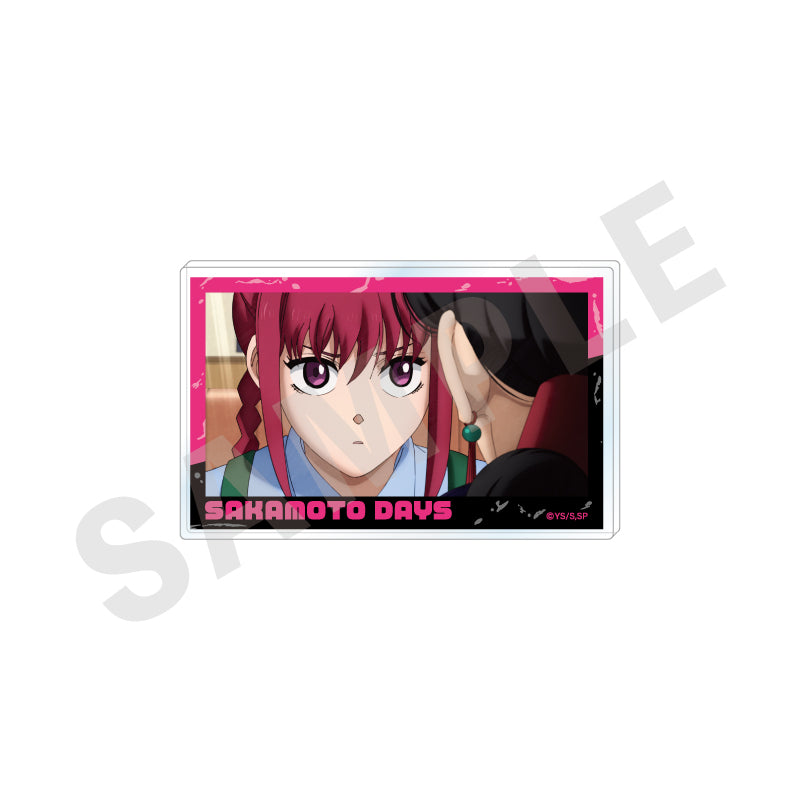 SAKAMOTO DAYS ～favorite series～のグッズ、ルーのアクリルカードの画像です