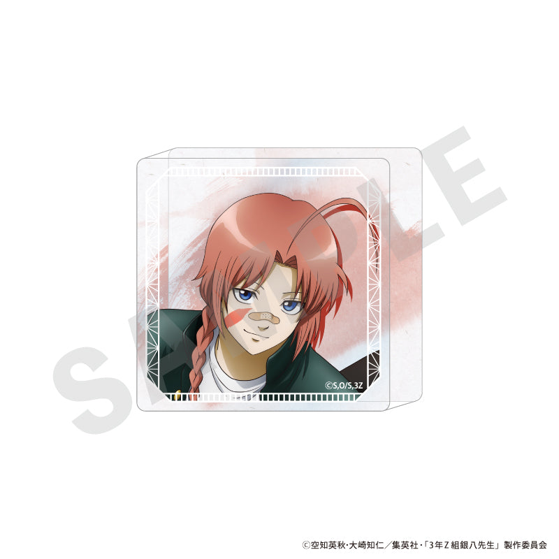 3年Z組銀八先生 のグッズ、神威のミニアクリルブロックの画像です