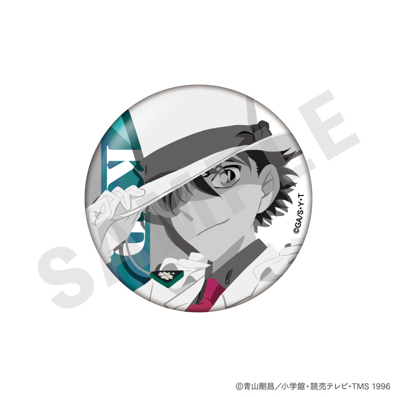 名探偵コナン のグッズ、怪盗キッドの缶バッジの画像です