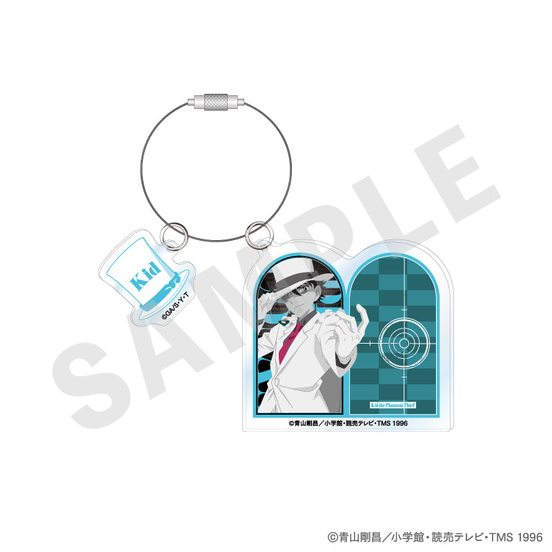 名探偵コナン のグッズ、怪盗キッドのアクリルキーホルダーの画像です