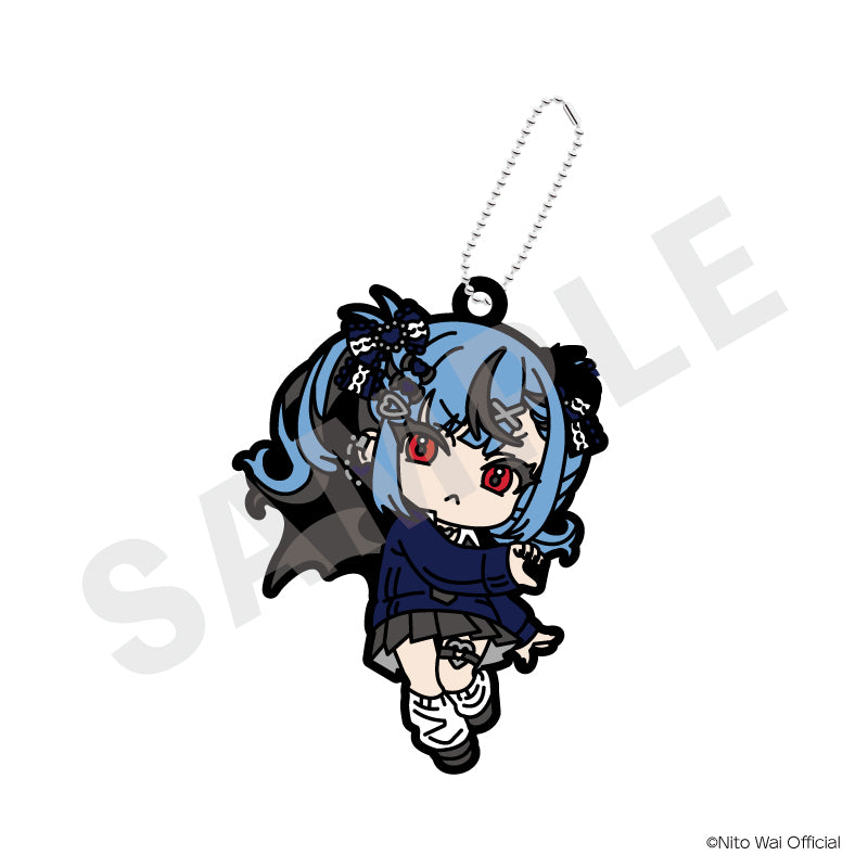 にとあま♡ニコイチ♡天使と悪魔 のグッズ、新兎わいのラバーキーホルダーの画像です