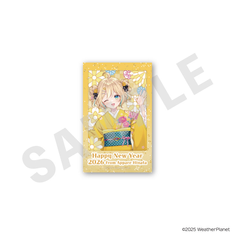 Happy New Year From WeatherPlanet チェキ風フォトカードセット