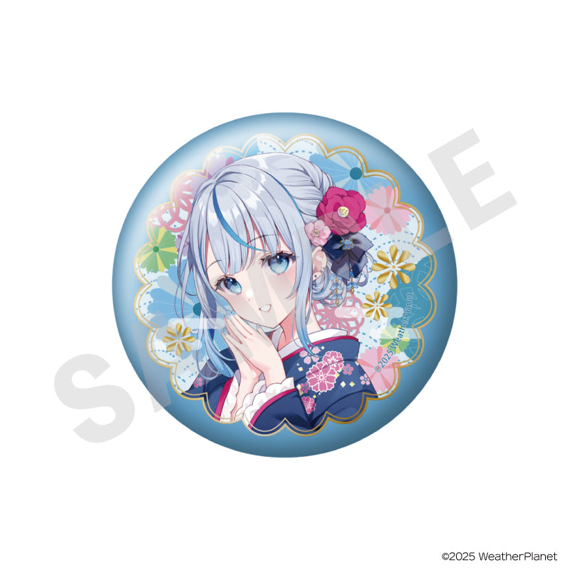 Happy New Year From WeatherPlanet 箔押し缶バッジセット｜アニメバコ