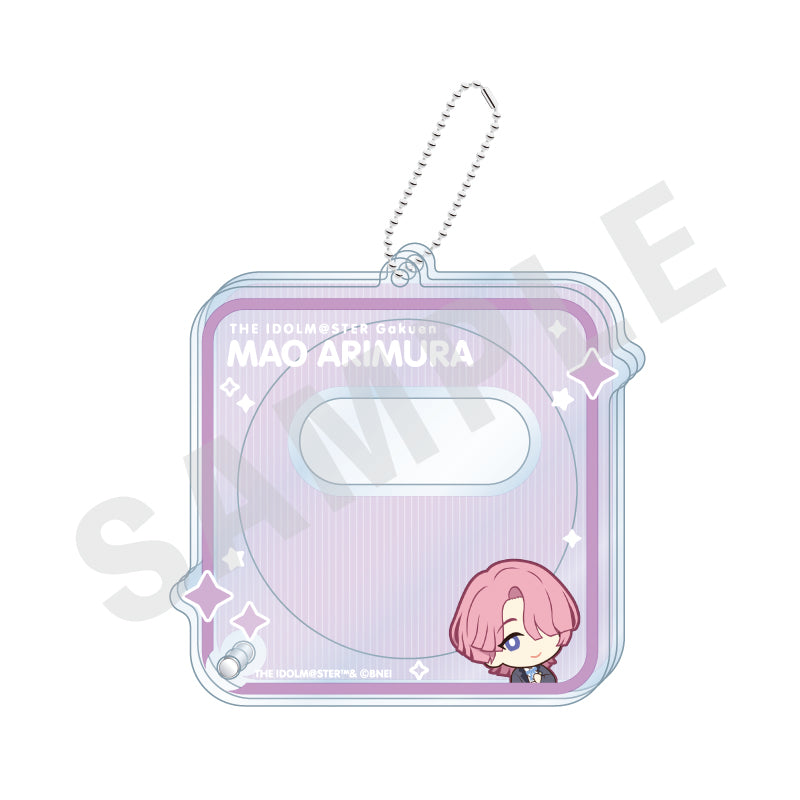 学園アイドルマスター ～favorite series～のグッズ、有村麻央の缶バッジケースの1枚目の画像です