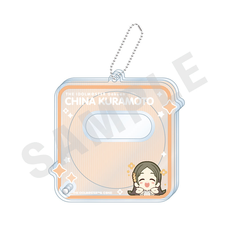 学園アイドルマスター ～favorite series～のグッズ、倉本千奈の缶バッジケースの1枚目の画像です