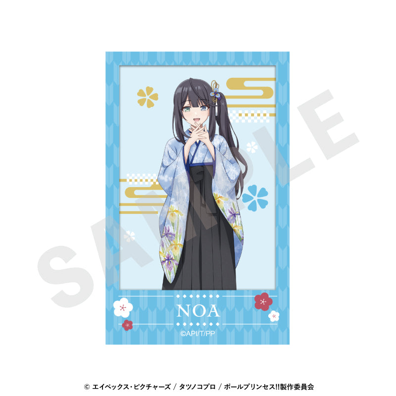 ポールプリンセス!! のグッズ、蒼唯ノアのチェキ風カードの画像です