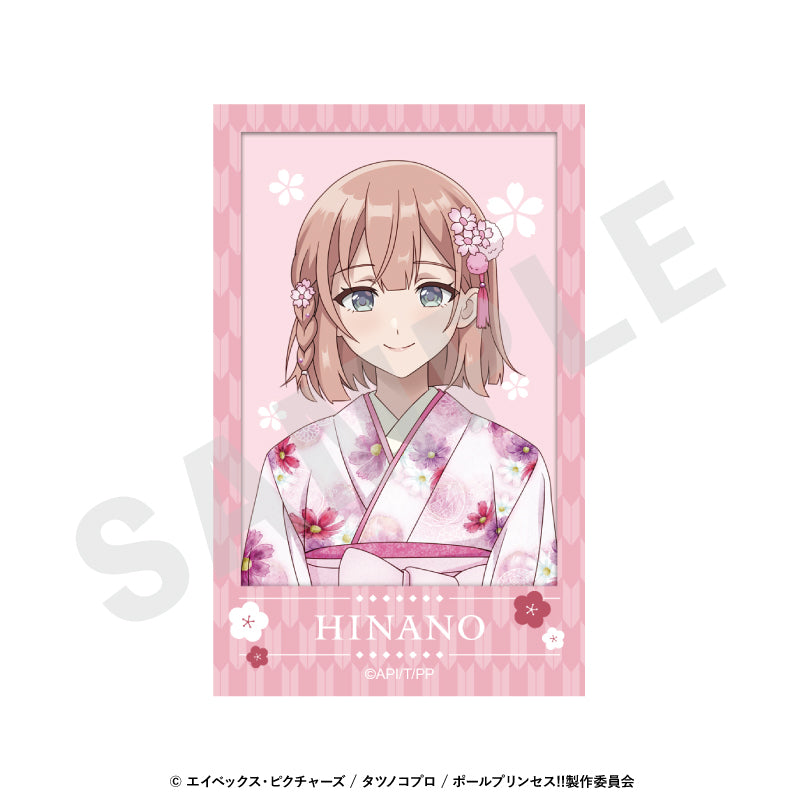 ポールプリンセス!! のグッズ、星北ヒナノのチェキ風カードの画像です
