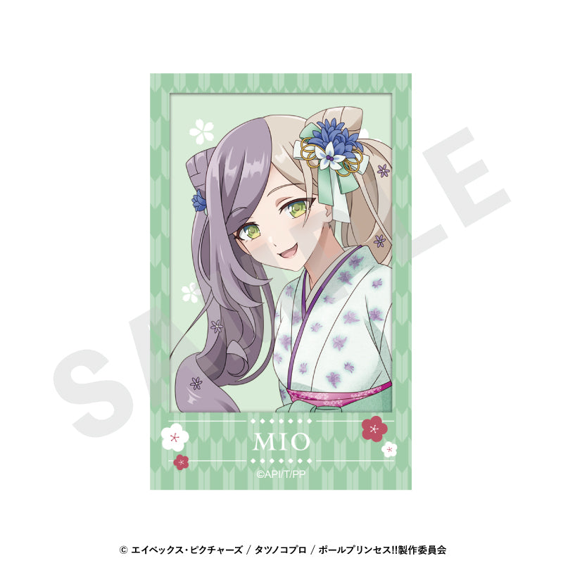 ポールプリンセス!! のグッズ、東坂ミオのチェキ風カードの画像です