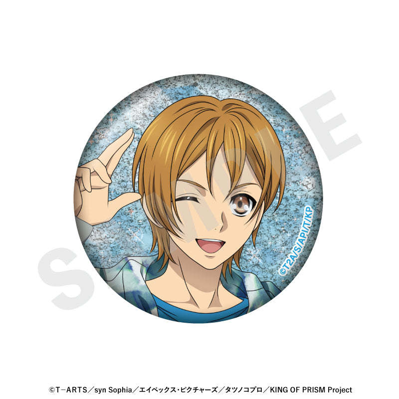 KING OF PRISM-Your Endless Call-み～んなきらめけ！プリズム☆ツアーズ のグッズ、速水ヒロの缶バッジの画像です