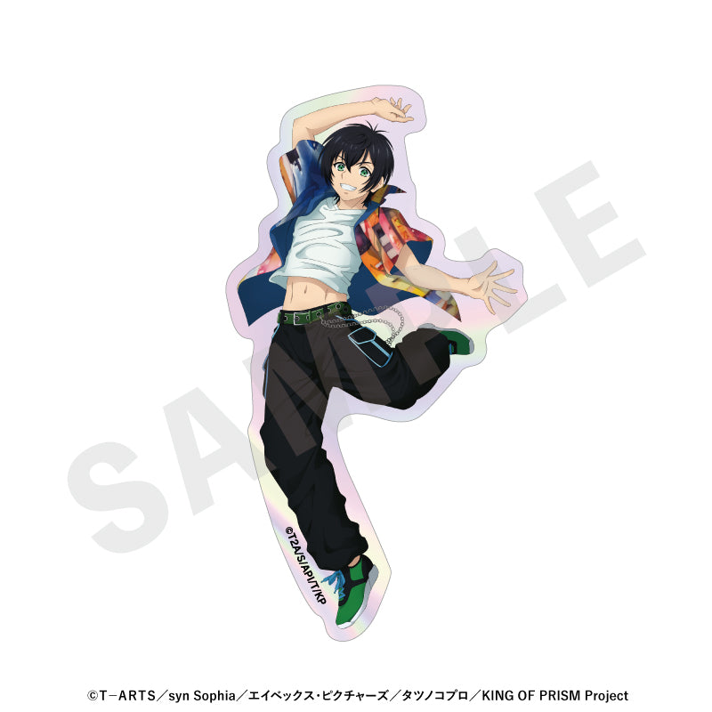 KING OF PRISM-Your Endless Call-み～んなきらめけ！プリズム☆ツアーズ のグッズ、香賀美タイガのステッカーの画像です