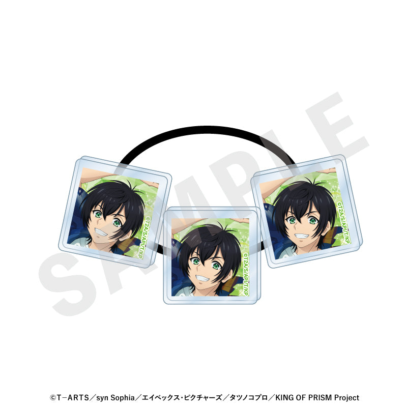 KING OF PRISM-Your Endless Call-み～んなきらめけ！プリズム☆ツアーズ のグッズ、香賀美タイガのヘアゴムの画像です