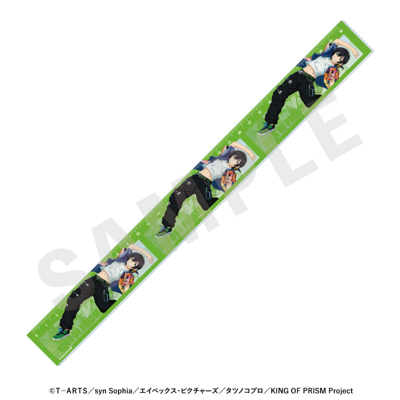 KING OF PRISM-Your Endless Call-み～んなきらめけ！プリズム☆ツアーズ のグッズ、香賀美タイガの定規の画像です