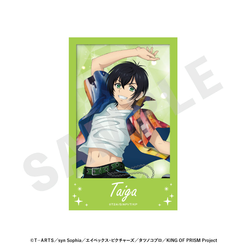 KING OF PRISM-Your Endless Call-み～んなきらめけ！プリズム☆ツアーズ のグッズ、香賀美タイガのフォト風カードの画像です