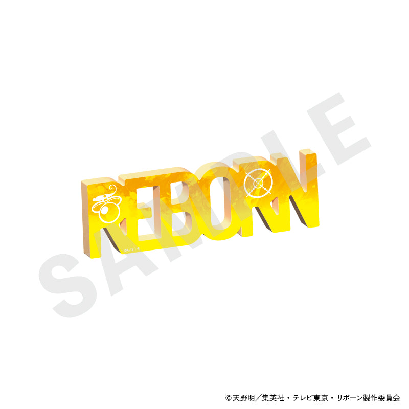 家庭教師ヒットマンREBORN! のグッズ、リボーンのアクリルプレートの画像です
