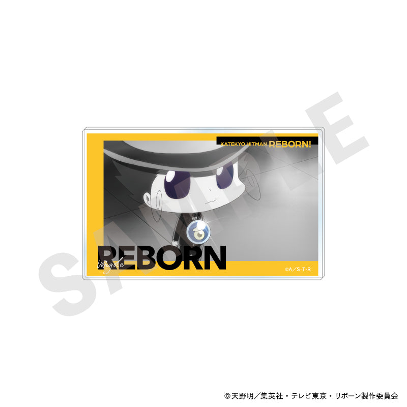 家庭教師ヒットマンREBORN! のグッズ、リボーンのアクリルカードの画像です