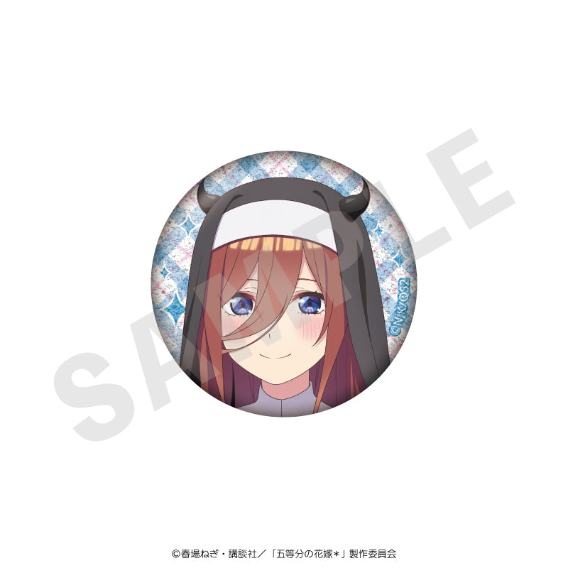単品】「五等分の花嫁＊」 グリッター缶バッジ 小悪魔シスターver.（全