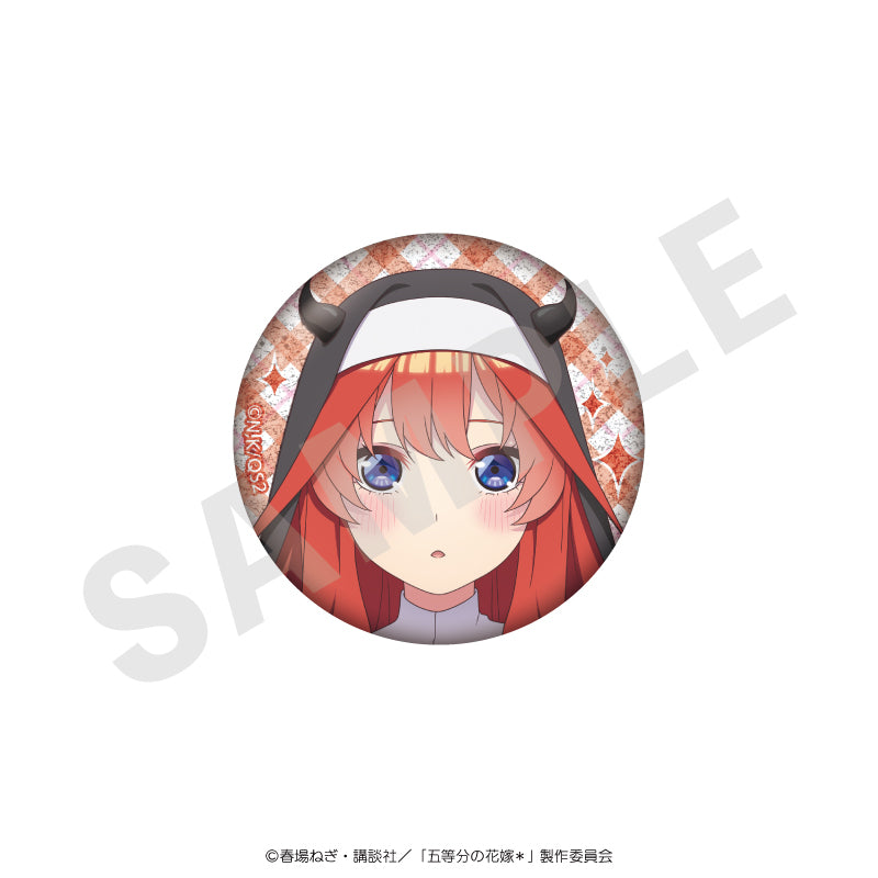 全種セット】「五等分の花嫁＊」 グリッター缶バッジ 小悪魔シスター
