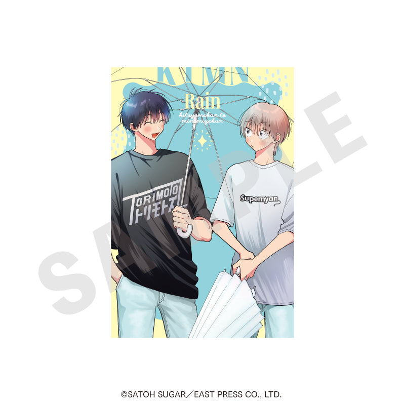 『北山くんと南谷くん』『西湖くんと東川くん』 のグッズ、北山雄貴・南谷歩・西湖和博・東川健二のポストカードの2枚目の画像です