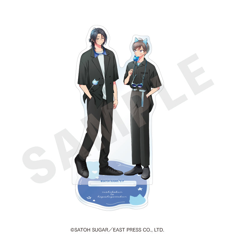 『北山くんと南谷くん』『西湖くんと東川くん』 のグッズ、西湖和博・東川健二のアクリルスタンドの画像です