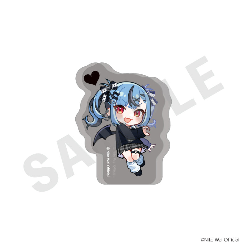 にとあま♡ニコイチ♡天使と悪魔 のグッズ、新兎わいのミニアクリルブロックの画像です