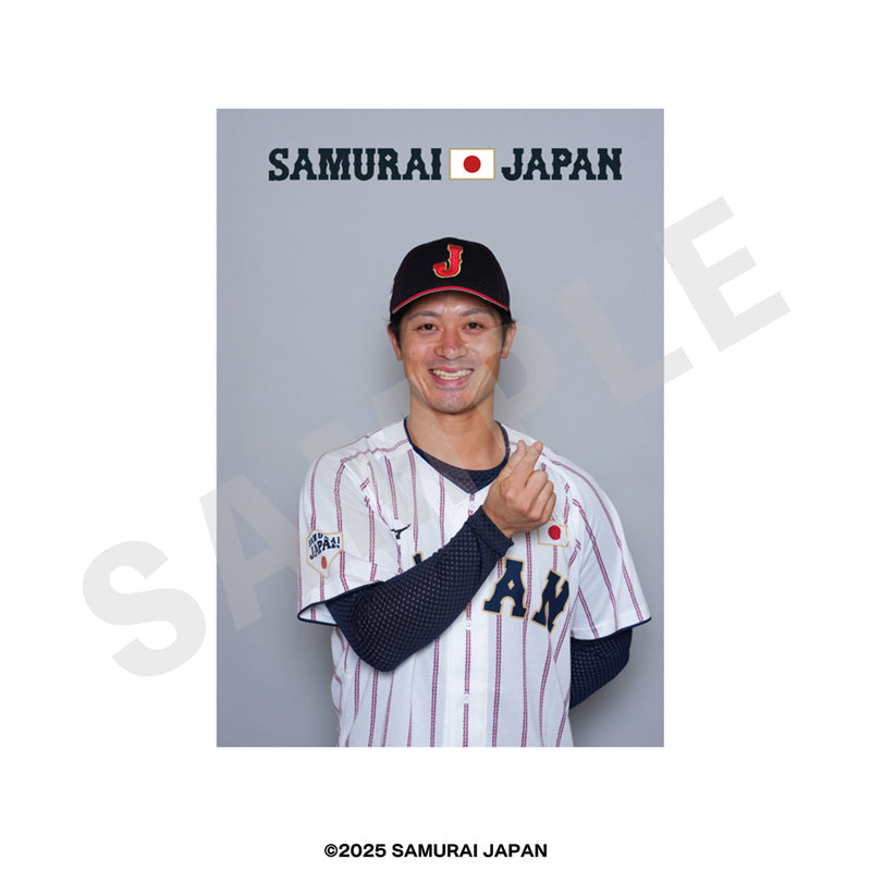 野球日本代表 侍ジャパン のグッズ、坂本誠志郎のブロマイドの画像です