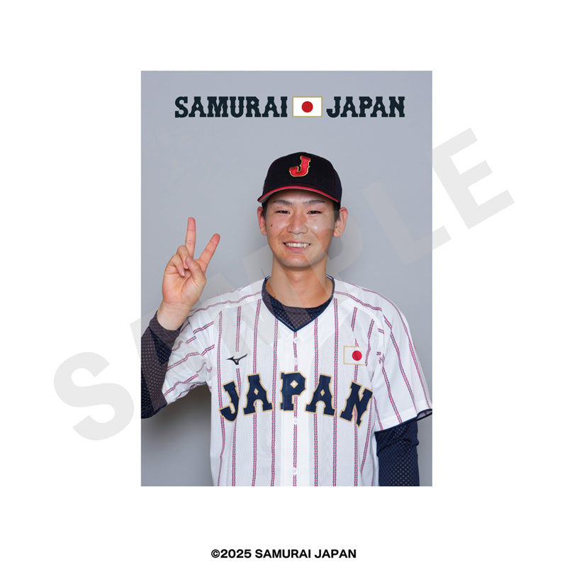 ⭐️ 侍様 ⭐️ 2025年11月侍ジャパン ブロマイド(1枚入) #13森浦 大輔｜アニメバコ