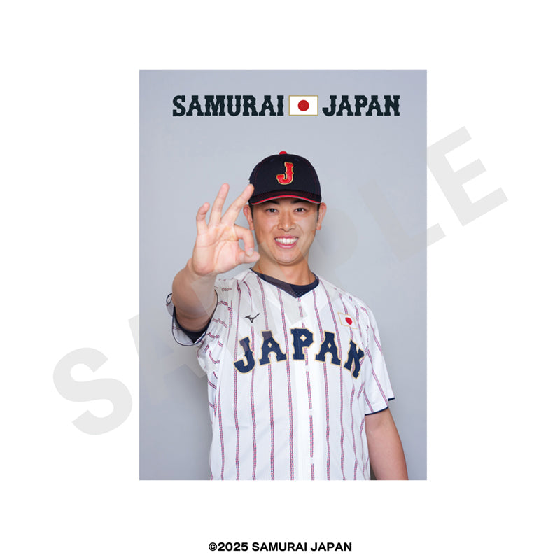 野球日本代表 侍ジャパン のグッズ、松山晋也のブロマイドの画像です