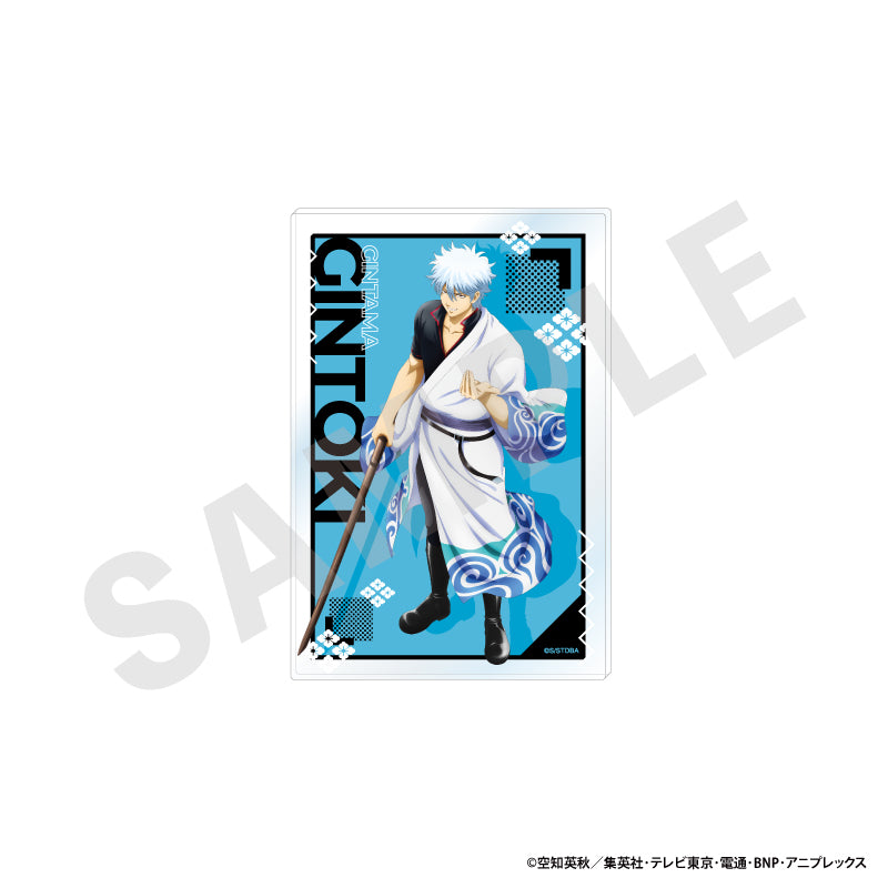 銀魂 のグッズ、坂田銀時のアクリルイラストカードの画像です