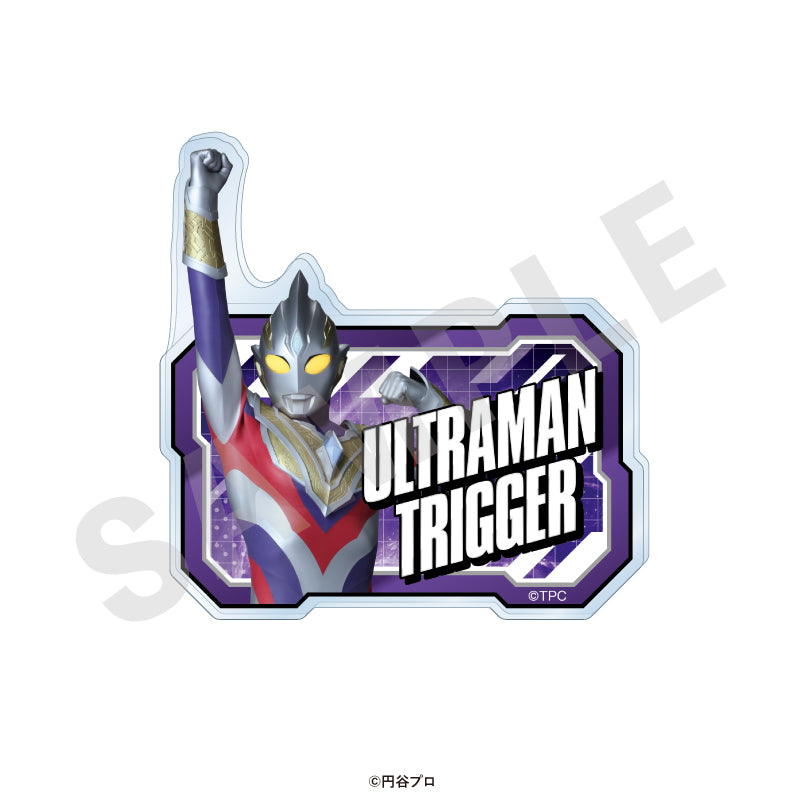 ウルトラマンシリーズ のグッズ、ウルトラマントリガーのお名前バッジの画像です