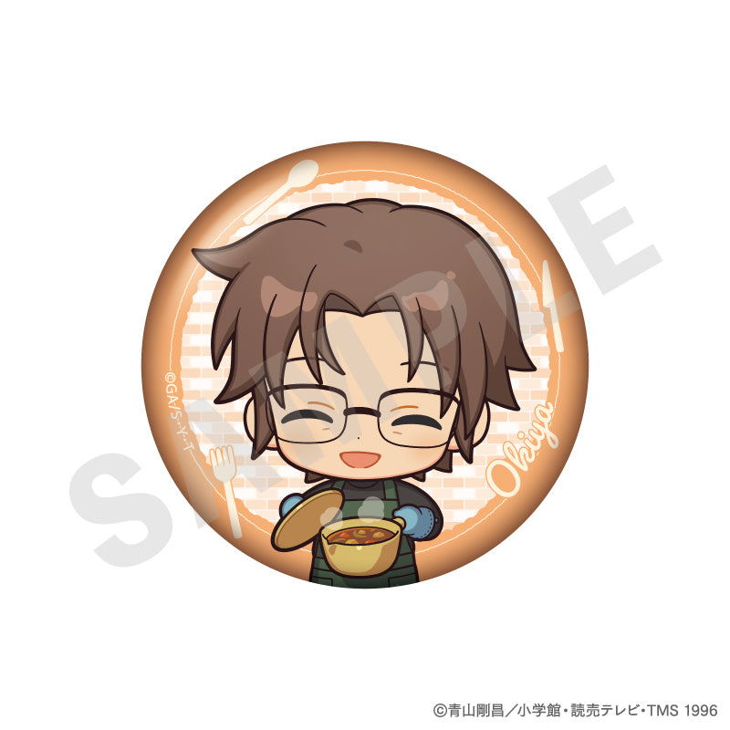 名探偵コナン のグッズ、沖矢昴の缶バッジの画像です