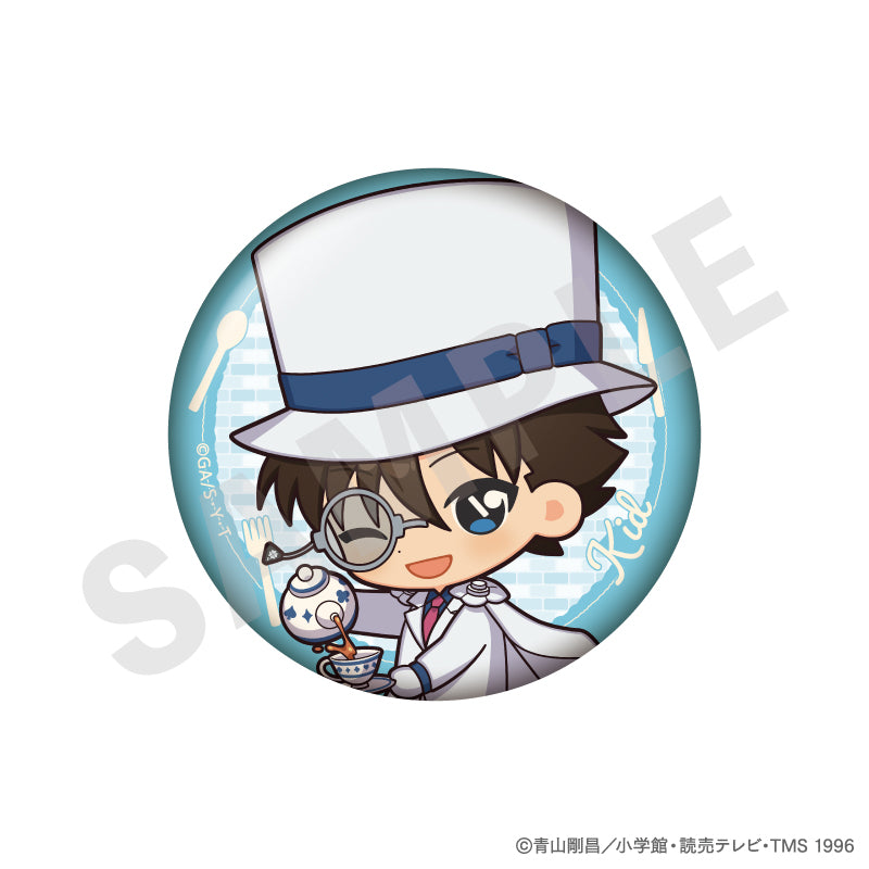 名探偵コナン のグッズ、怪盗キッドの缶バッジの画像です