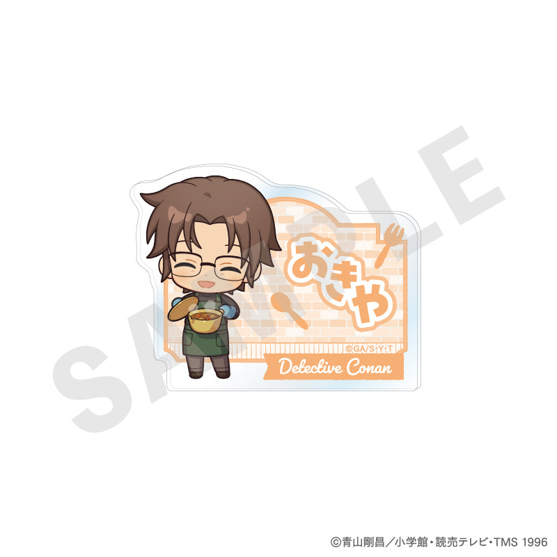 名探偵コナン トレーディング缶バッジ ミニキャラキッチンver. 江戸川コナン 単品】『名探偵コナン』 トレーディング缶バッジ ミニキャラキッチン