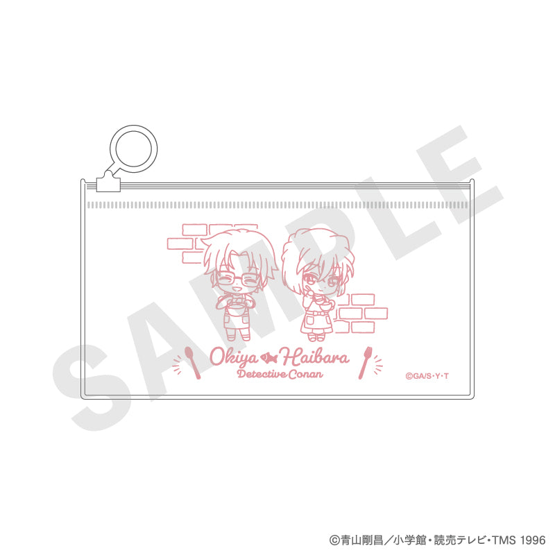 名探偵コナン のグッズ、灰原哀、沖矢昴のポーチの画像です