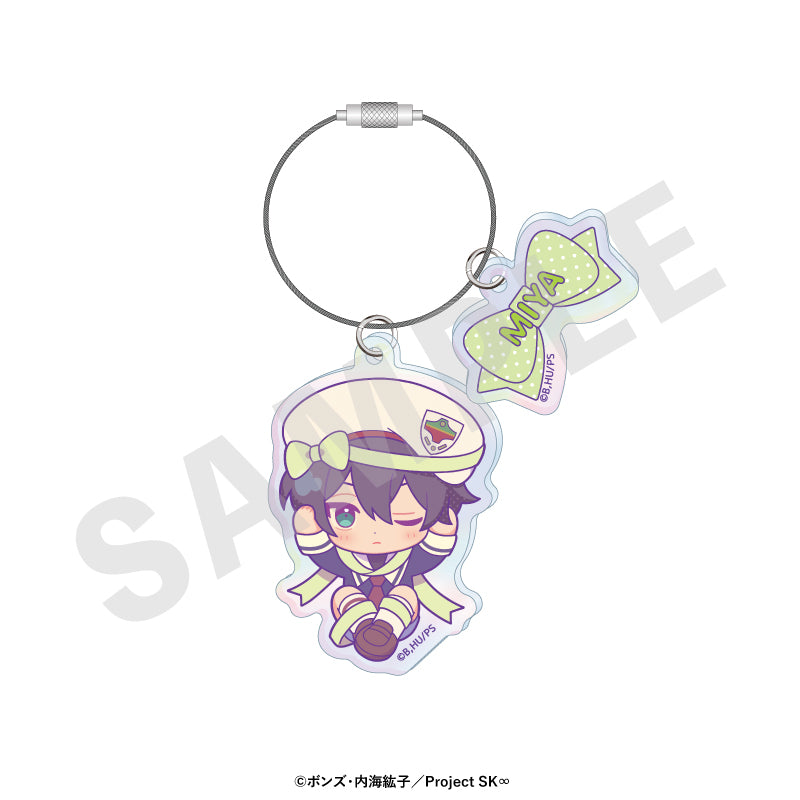 オリジナルTVアニメ「SK∞ エスケーエイト」 のグッズ、実也のアクリルキーホルダーの画像です