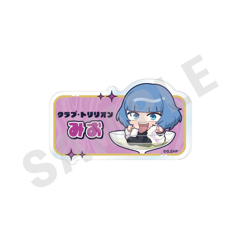 えぶりでいホスト のグッズ、ミオのお名前バッジの画像です