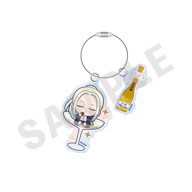 えぶりでいホスト のグッズ、シンのオーロラアクリルキーホルダーの画像です