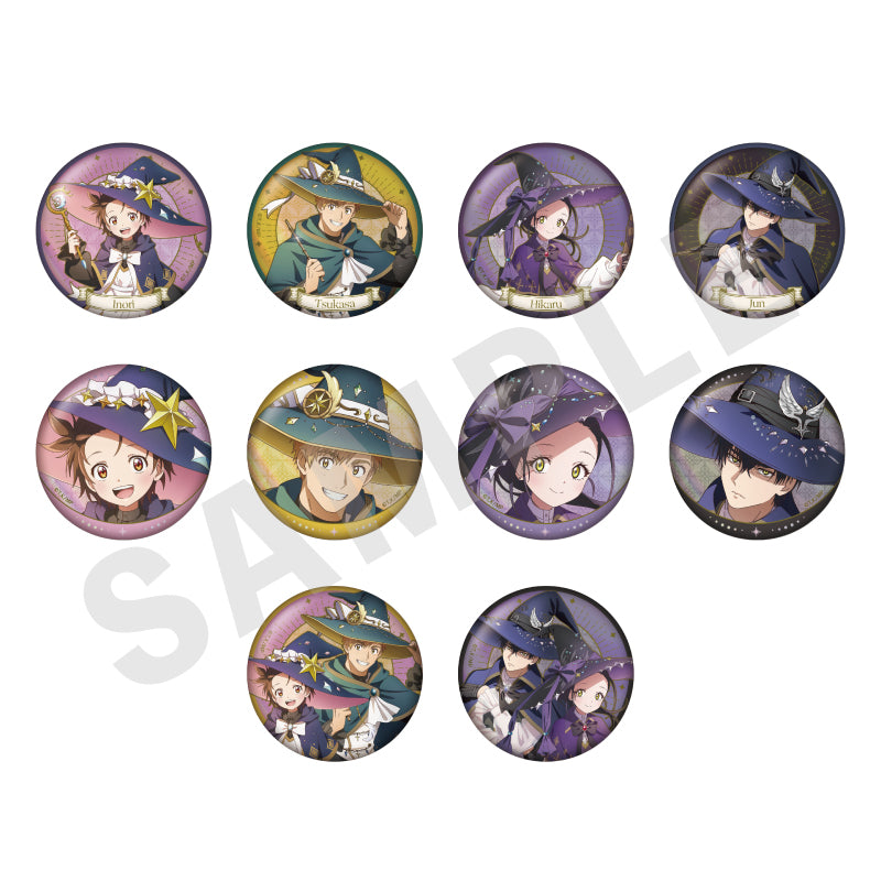 TVアニメ『メダリスト』 のグッズ、結束いのり・明浦路司・狼嵜光・夜鷹純の缶バッジの1枚目の画像です