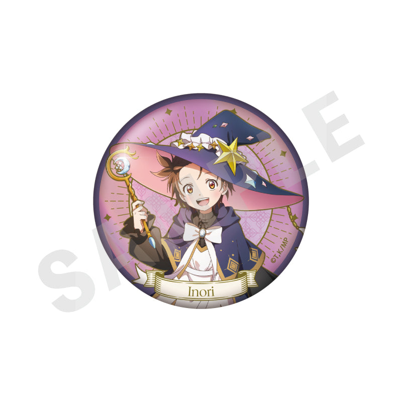 TVアニメ『メダリスト』 のグッズ、結束いのりの缶バッジの画像です