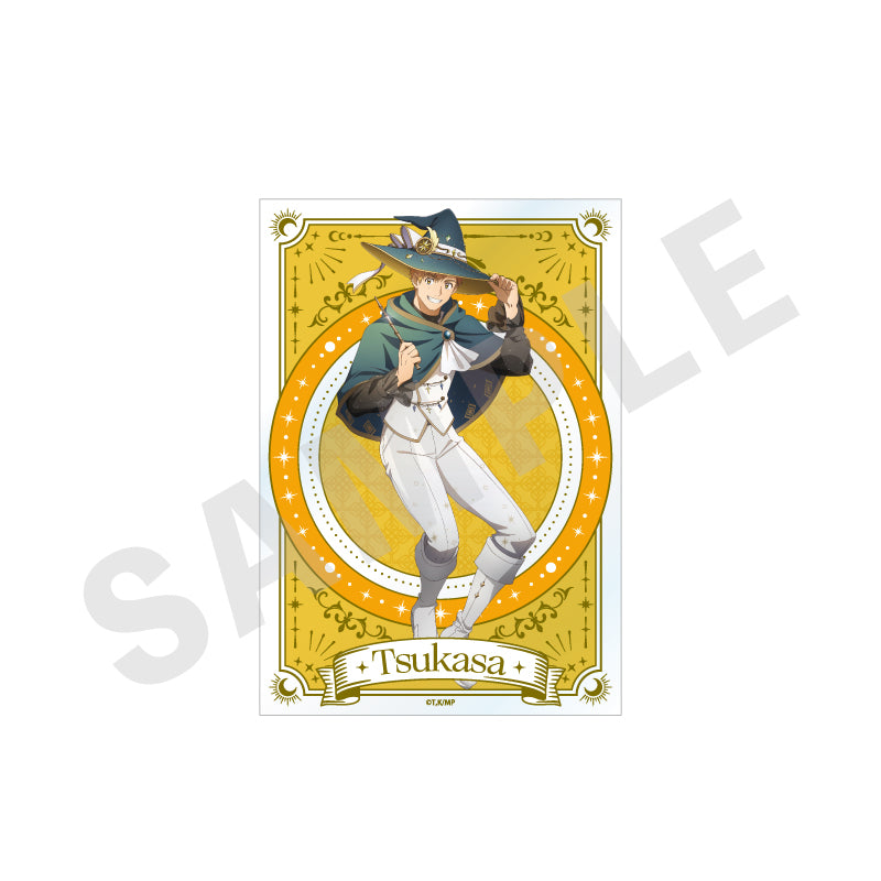 TVアニメ『メダリスト』 のグッズ、明浦路司のクリアイラストカードの画像です