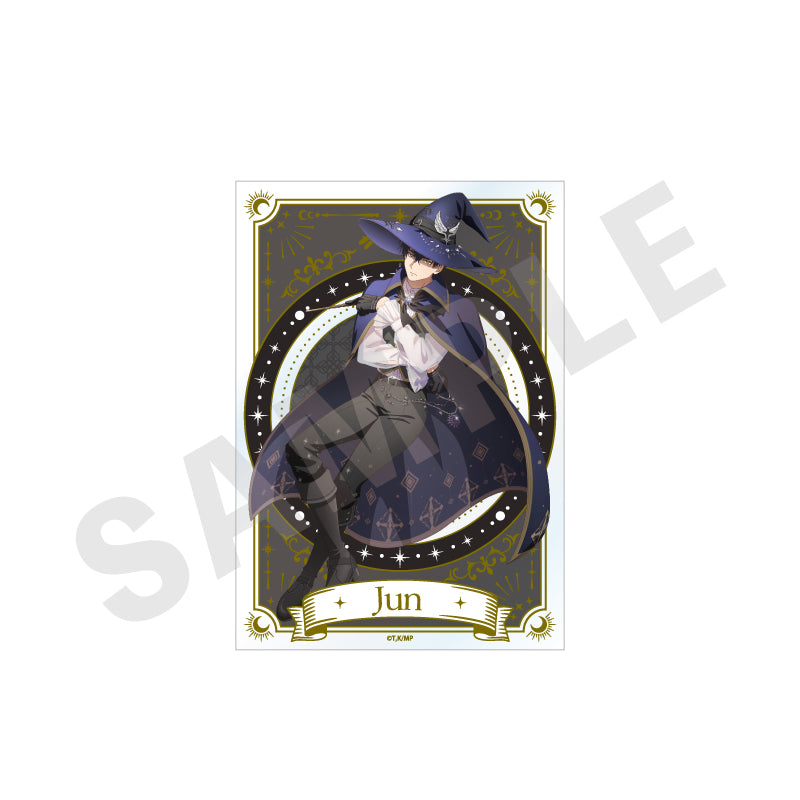 TVアニメ『メダリスト』 のグッズ、夜鷹純のクリアイラストカードの画像です