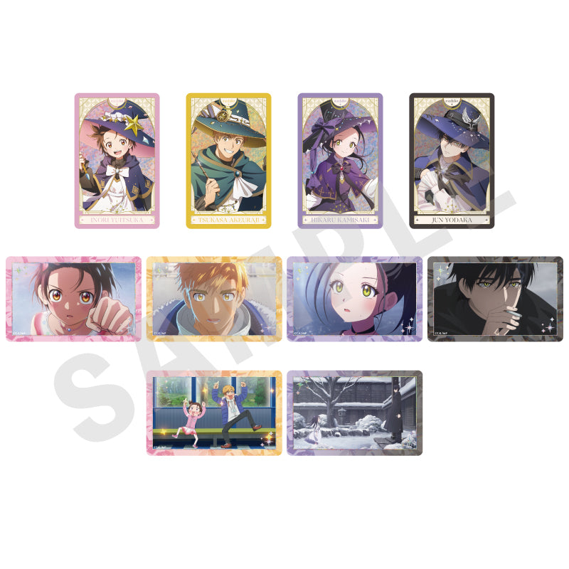 TVアニメ『メダリスト』 のグッズ、結束いのり・明浦路司・狼嵜光・夜鷹純のトレーディングキラキラカードの1枚目の画像です