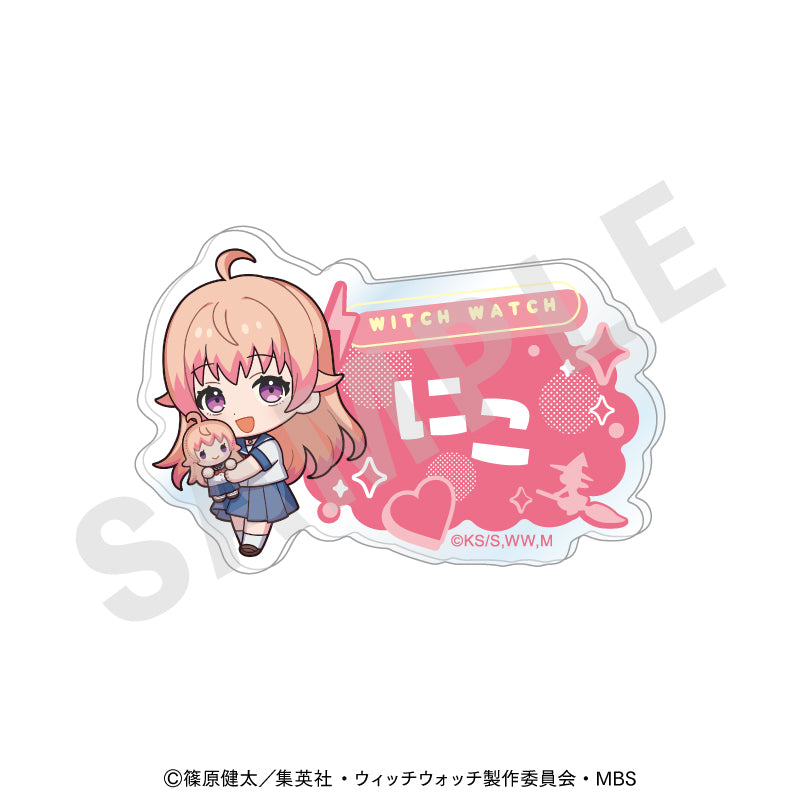 ウィッチウォッチ のグッズ、若月ニコのお名前バッジの画像です