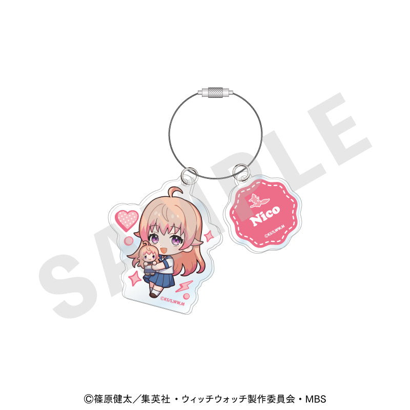 ウィッチウォッチ のグッズ、若月ニコのアクリルキーホルダーの画像です