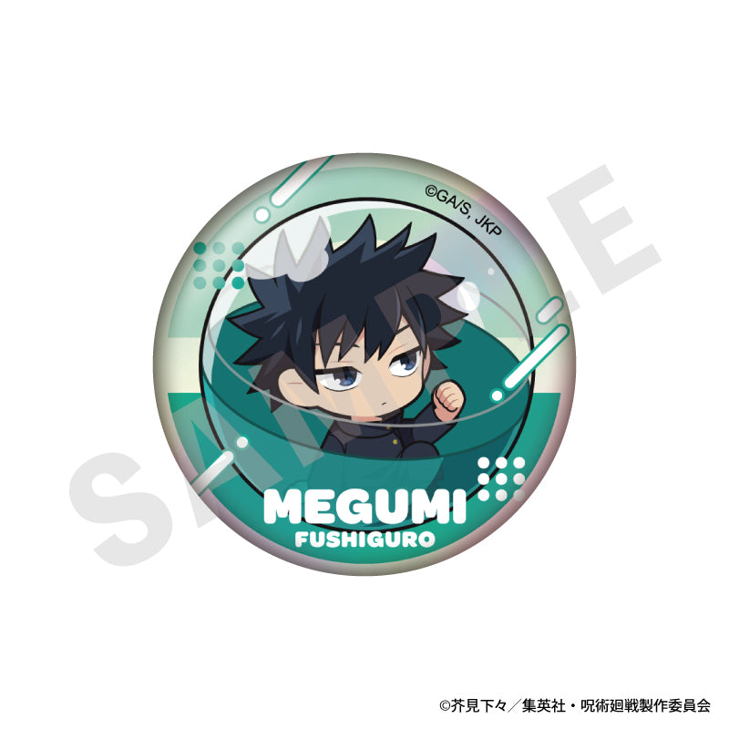 呪術廻戦 のグッズ、オーロラ缶バッジの5枚目の画像です