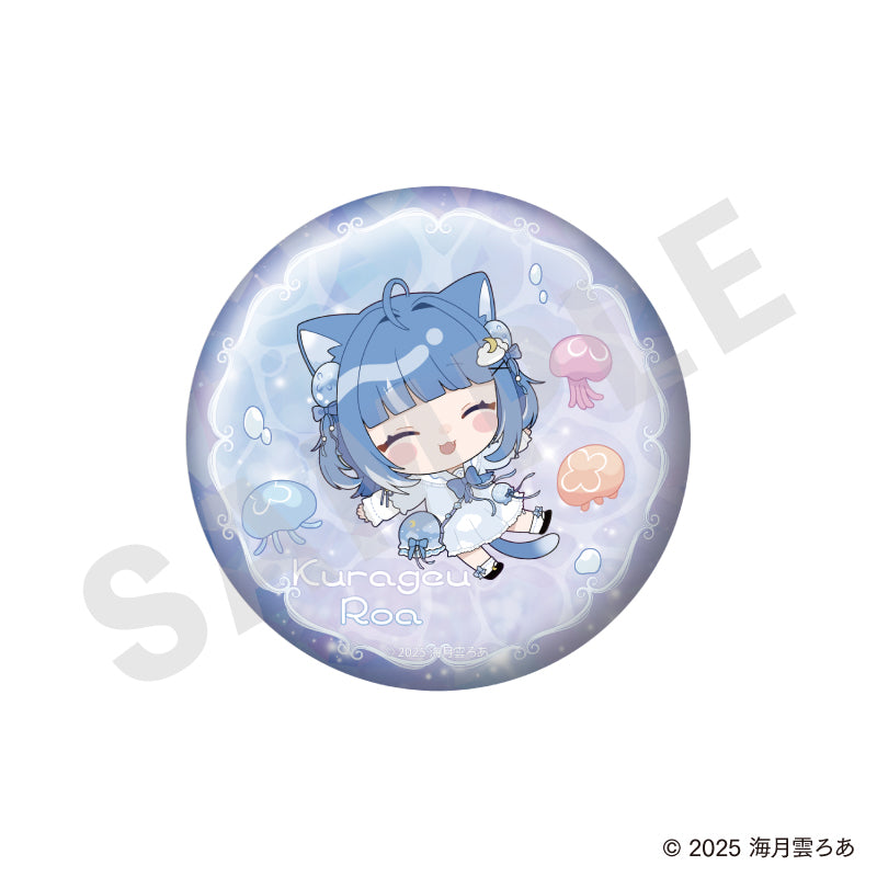 海月雲ろあ のグッズ、海月雲ろあの缶バッジの4枚目の画像です