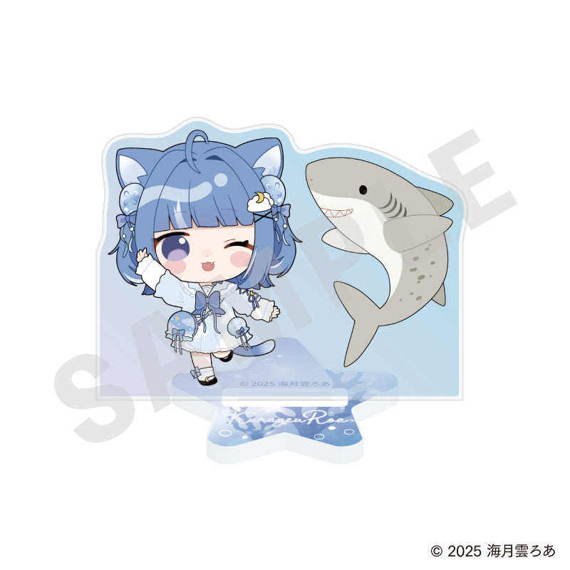 海月雲ろあ　BIGブランケット 💙FANBOX限定グッズプレゼント企画💙 「ろあちゃん愛してる！」プラン