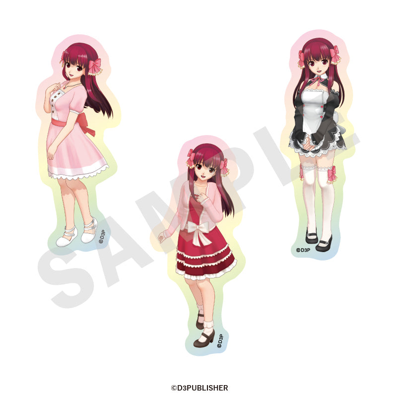 ドリームクラブZERO のグッズ、亜麻音のオーロラステッカーの1枚目の画像です