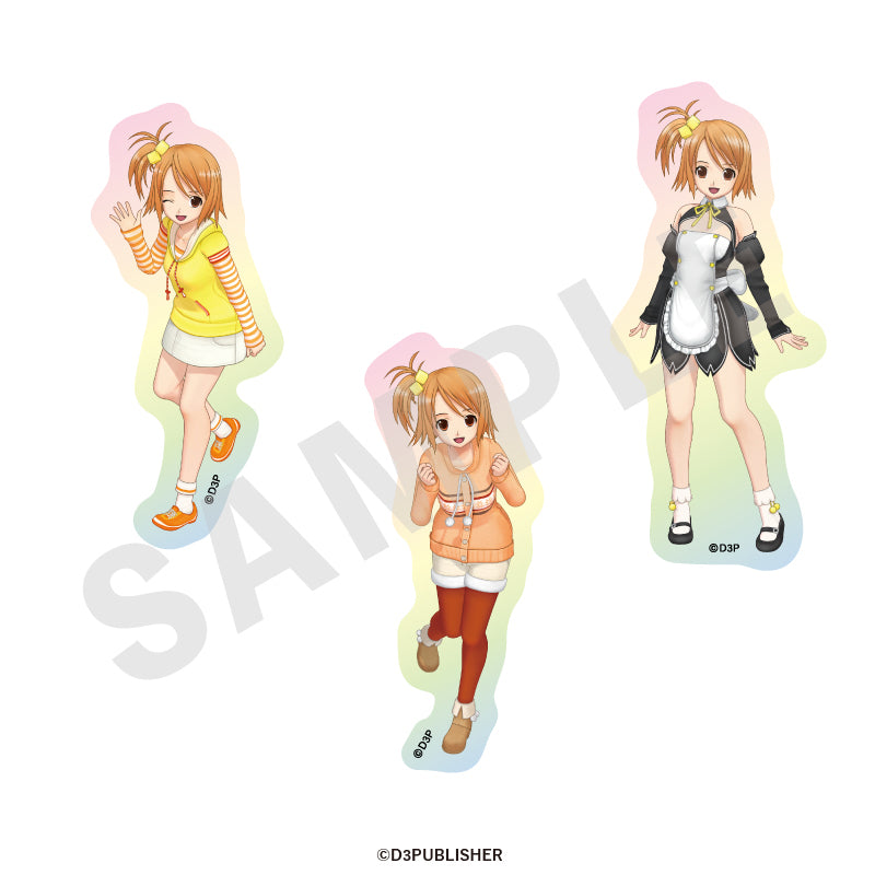 ドリームクラブZERO のグッズ、雪のオーロラステッカーの1枚目の画像です