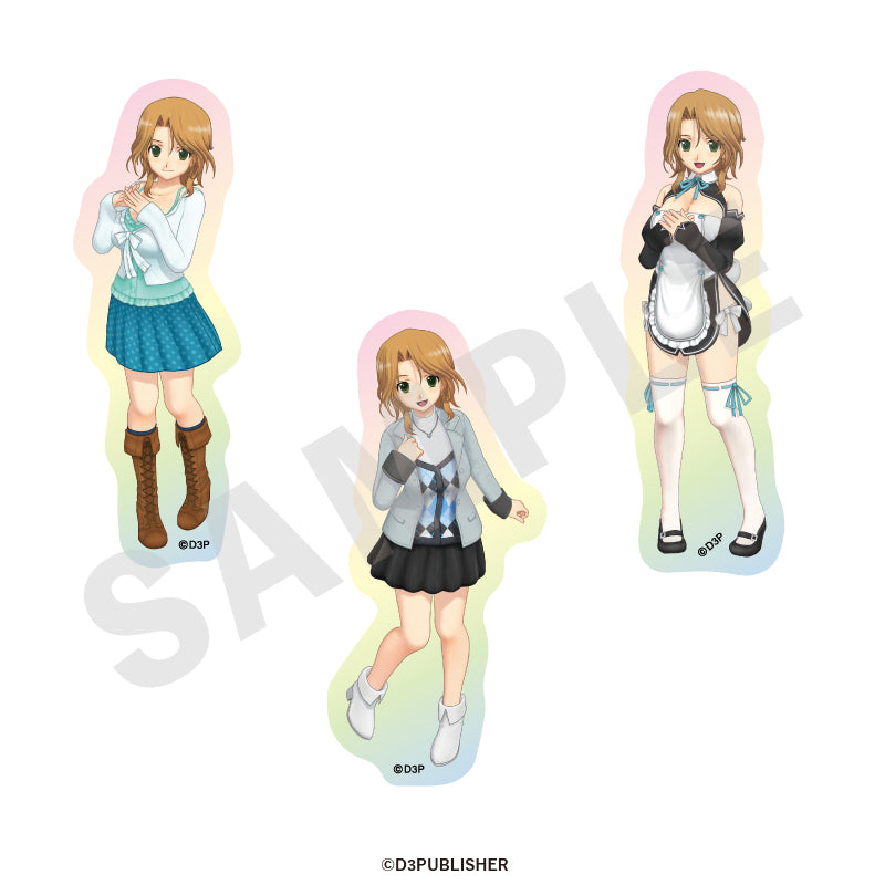 ドリームクラブZERO のグッズ、理保のオーロラステッカーの1枚目の画像です