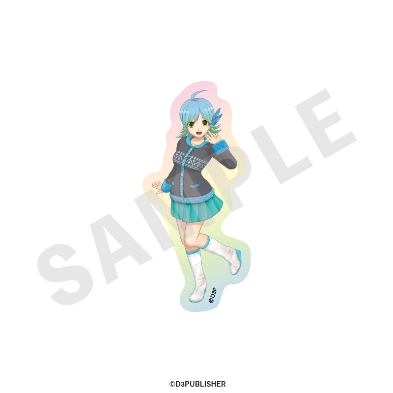 ドリームクラブZERO のグッズ、ノノノのオーロラステッカーの2枚目の画像です